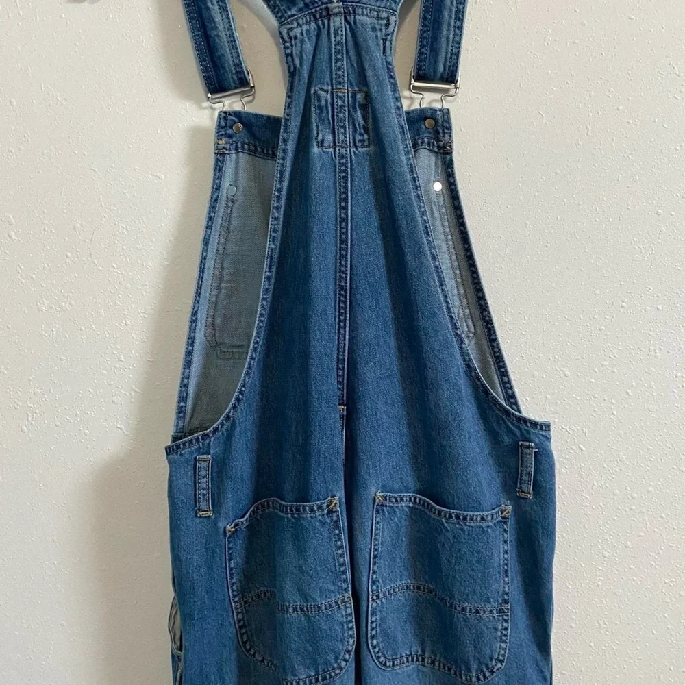 Gap Relaxed Denim Overalls with Washwell - Picture 8 of 10
